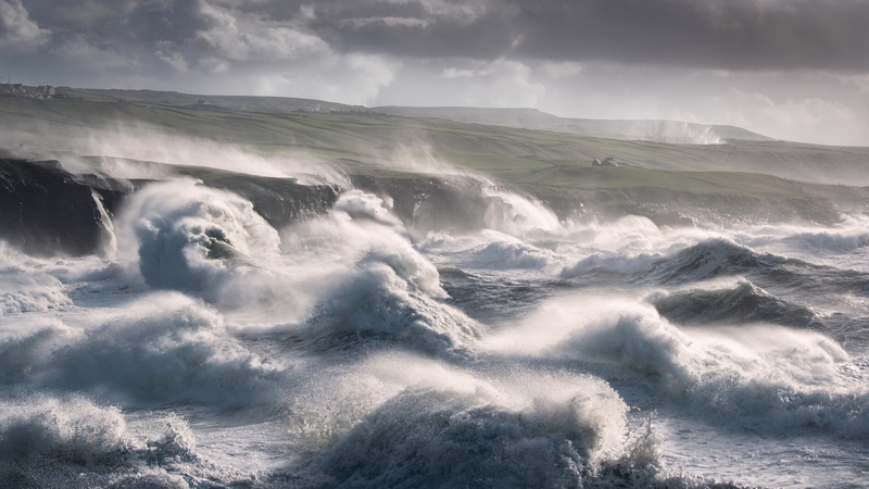 Felix Sproll captured waves crashing into the coastline at Doolin in Co Clare