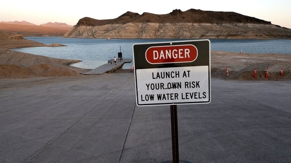 Lake Mead is the largest reservoir in the US and is crucial to the water supply of 25 million people