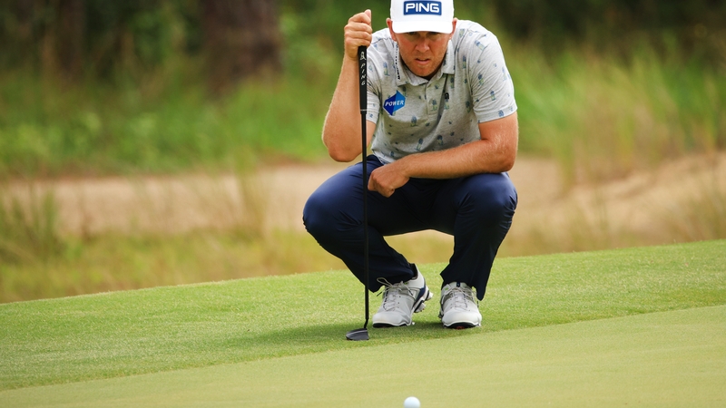 The Waterford native mixed six birdies with a pair of bogeys for his 66