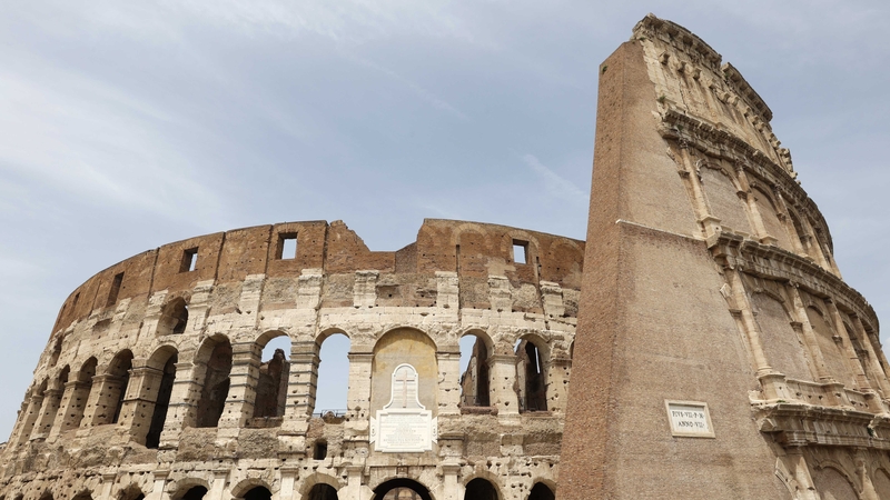 The Colosseum was built around 2,000 years ago (file pic)