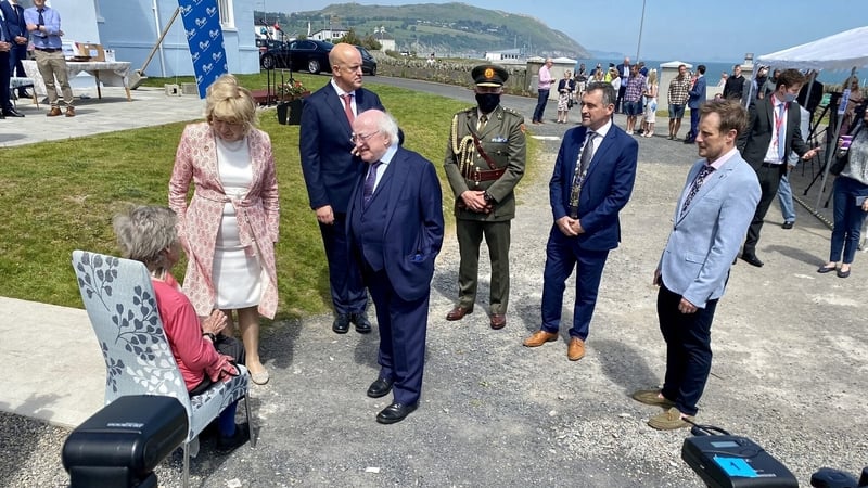President Michael D Higgins was speaking at the opening of an addiction rehabilitation centre in Wicklow