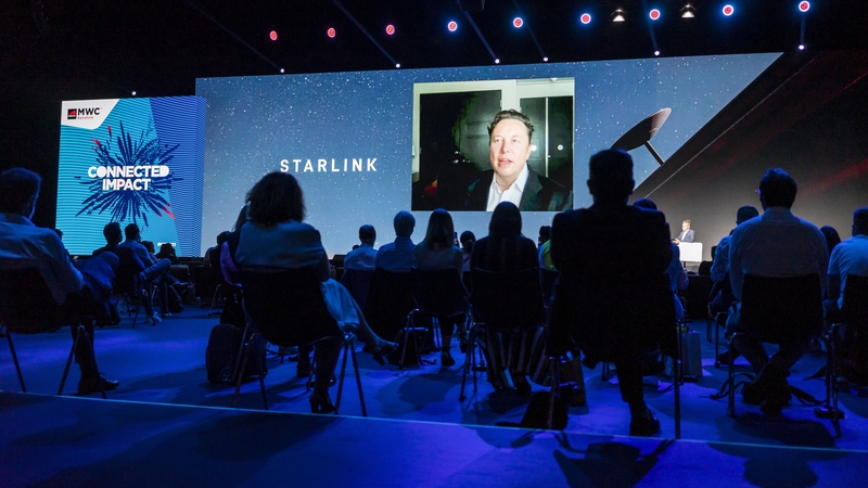 Elon Musk addressed the Mobile World Congress in Barcelona by video