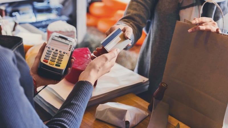 The volume of card payments rose by 7.9% in March to reach a total of 214 million, new Central Bank figures show