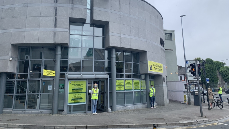 Covid test centre in Galway