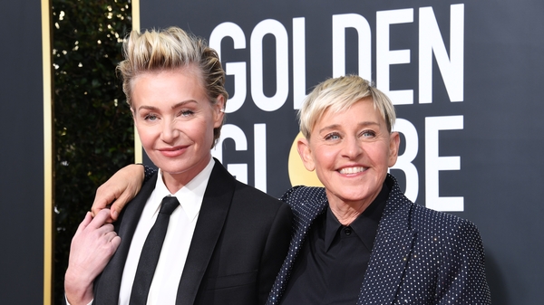Portia de Rossi and Ellen DeGeneres