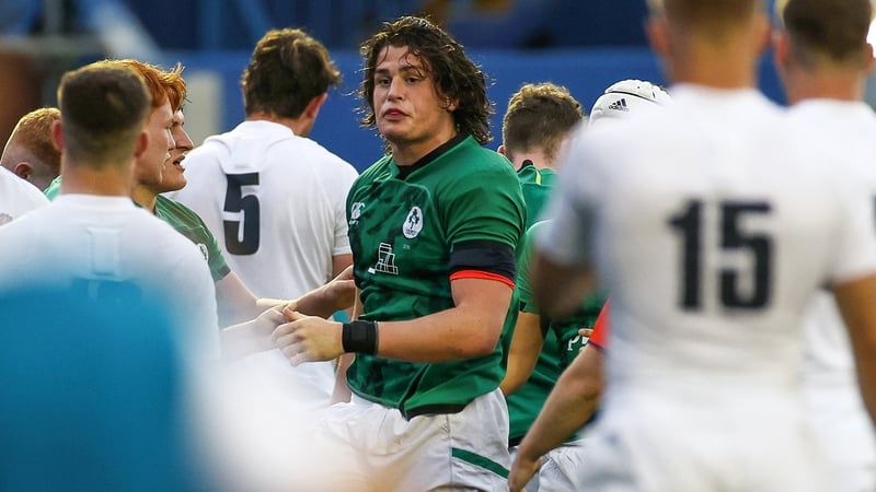 Alex Soroka scored Ireland's first try early in the second half