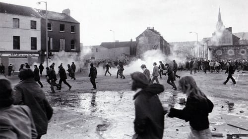 Bloody Sunday in Derry in 1972