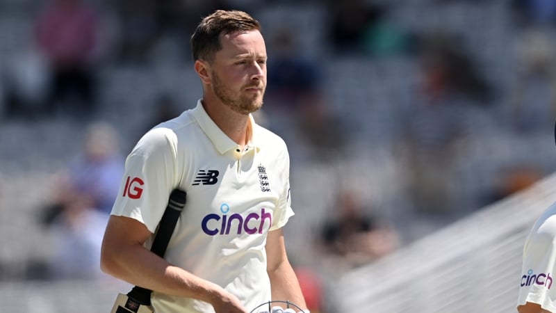 Ollie Robinson was hit with an eight-match ban, five of which have been suspended for two years