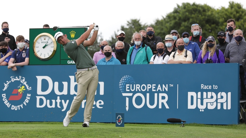 Lucas Herbert on his way to winning the 2021 Irish Open at Mount Juliet