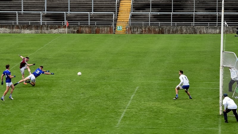 Lorcan Dolan found the back of the net with this effort at O'Connor Park