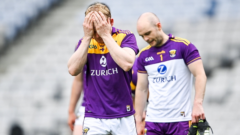 Simon Donohoe and Mark Fanning react to the defeat to Kilkenny