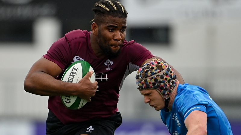 Daniel Okeke (L) makes his first start of the tournament