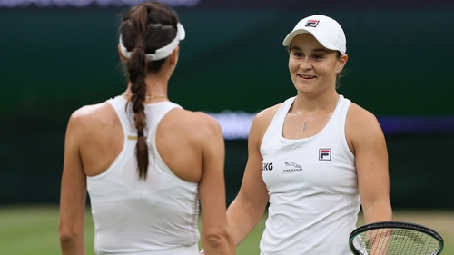 Barty won the all-Australian clash against Tomljanovic