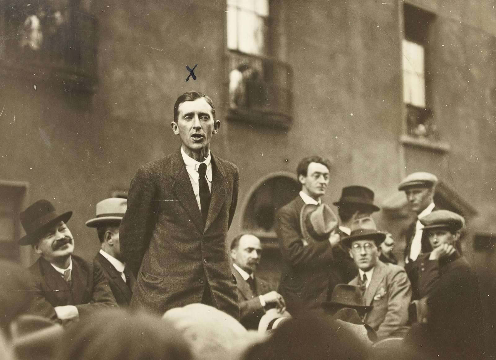 This was deeply resented by the Chief of Staff, Richard Mulcahy. Brugha attempted to dismiss him from office. (Credit: National Library of Ireland)