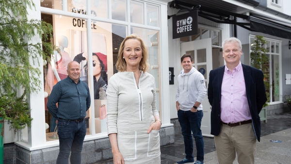 John Tracey, Chair of Gym+Coffee; Anne-Marie Taylor, Partner at Board Excellence; Niall Horgan, CEO and co-founder Gym+Coffee; and Kieran Moynihan, Managing Partner of Board Excellence