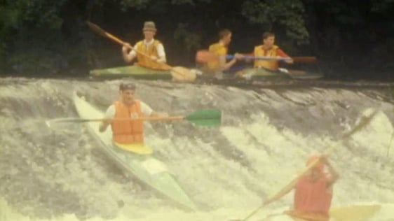 All Army Canoe Race on the River Liffey (1976)