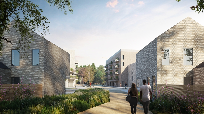 All of the 597 homes will be social and affordable