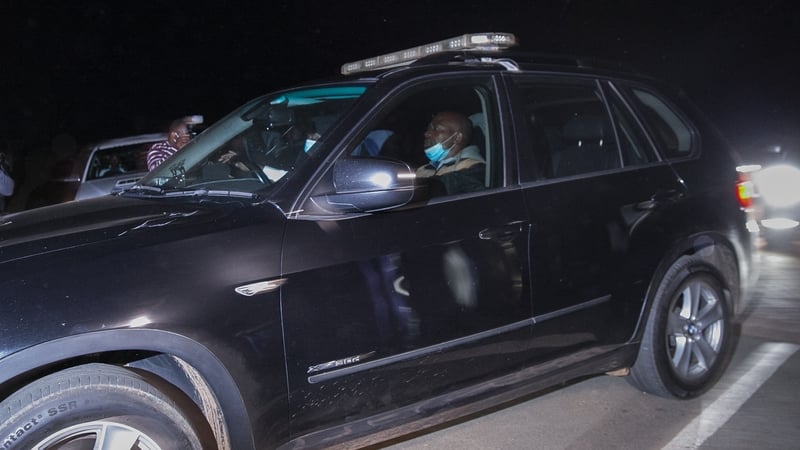 A convoy, believed to be carrying former South African president Jacob Zuma, left his Nkandla home last night
