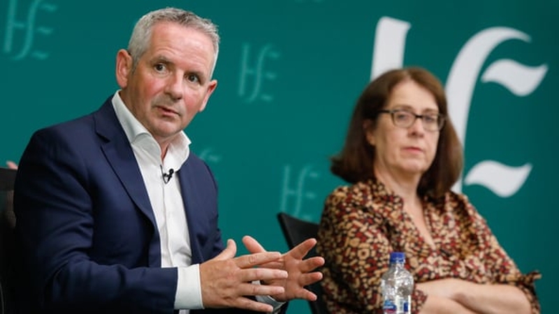 HSE Chief Executive Paul Reid and HSE COO Anne O'Connor (Pic: RollingNews.ie)