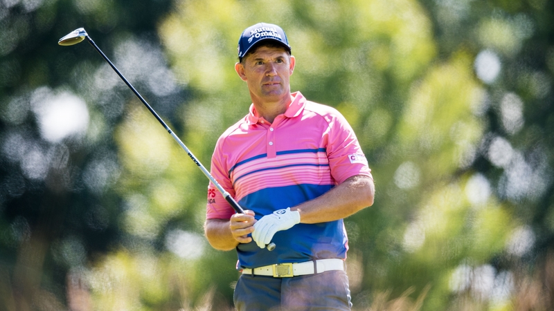 Padraig Harrington lies three off the leader