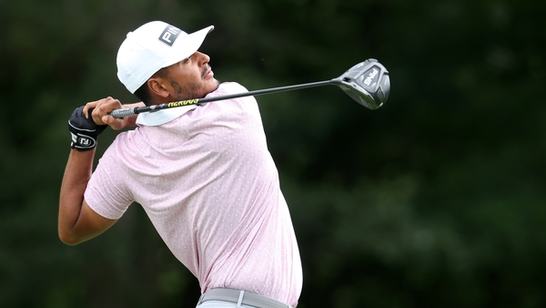 Sebastian Munoz leads the John Deere Classic