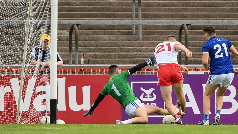 Brian Kennedy scores Tyrone's goal