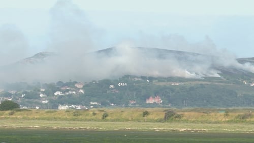The scene in Howth, Dublin today