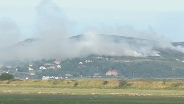 The scene in Howth, Dublin today