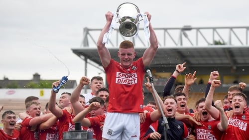 Conor O'Callaghan lifts the cup