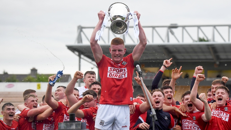 Conor O'Callaghan lifts the cup