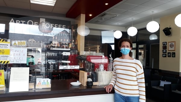 Carrick-on-Shannon café owner Georgia Vesnyei is frustrated by the lack of communication from the Government