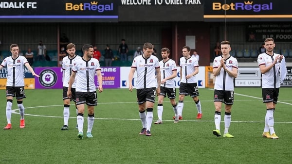 Dundalk put themselves in a commanding position in the first leg at Oriel Park