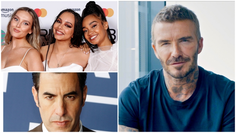 Little Mix, Sacha Baron Cohen and David Beckham