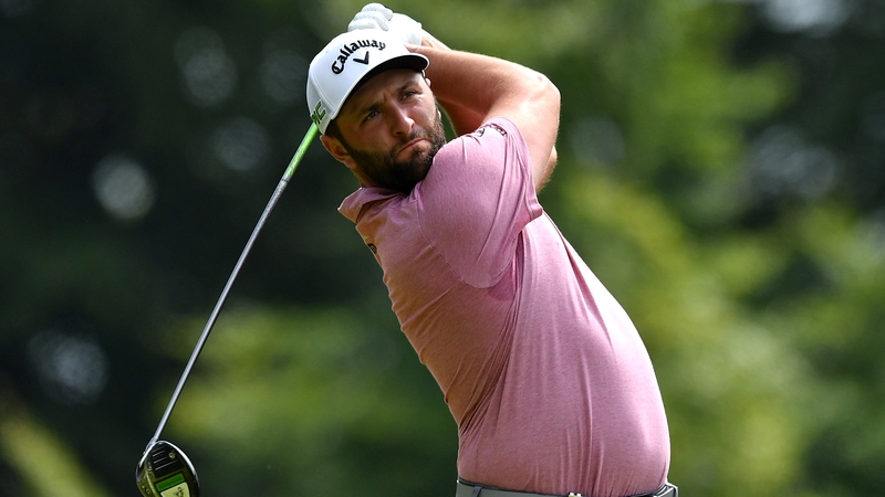 Jon Rahm is struggling to make the cut at the Andalucia Masters