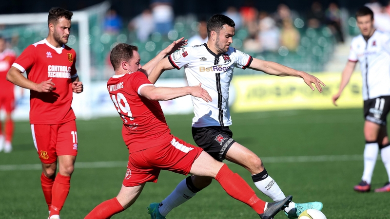 Dundalk eased through 1-0 on the day and 5-0 on aggregate against Welsh outfit Newtown