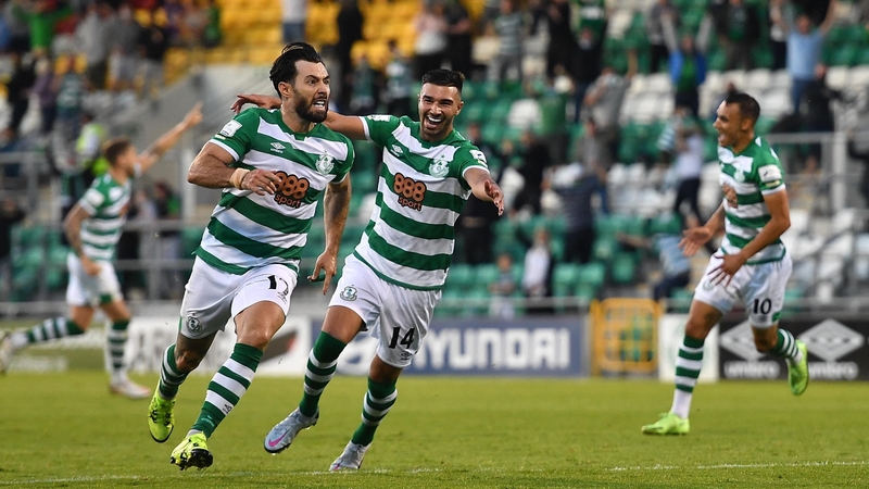 Shamrock Rovers came close to beating Slovan Bratislava