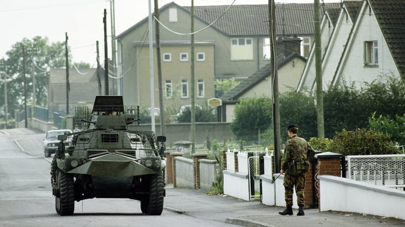British soldiers in Crossmaglen in 1981. Picture: Getty