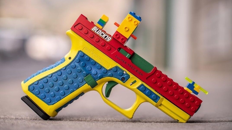 This is the controversial colourful pistol (pic: Instagram/CulperPrecision)