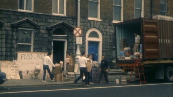 Food donations for Poland, 1981.