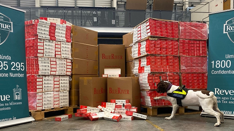 Detector dog waffle assisted officers in the search