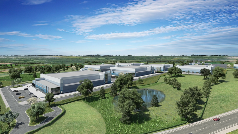 The six two storey data centre buildings are to be a maximum height of 19 metres or 62 feet