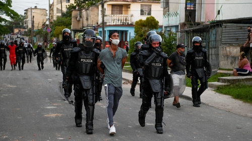 At least 100 people have reportedly been arrested since the weekend