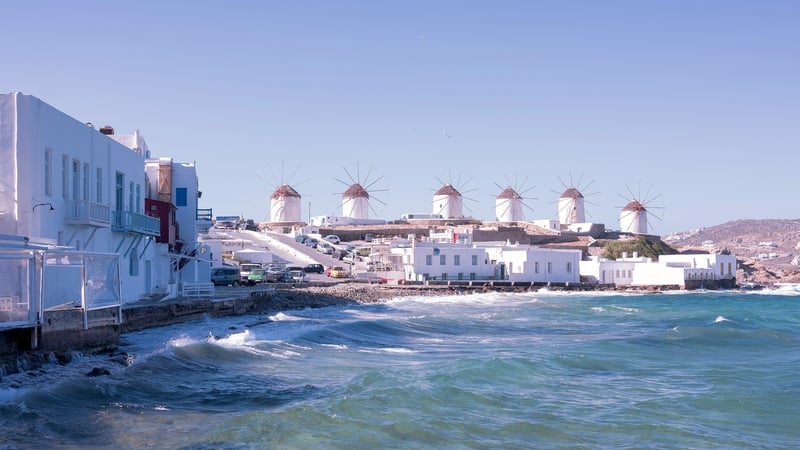 Mykonos draws hundreds of thousands of visitors annually