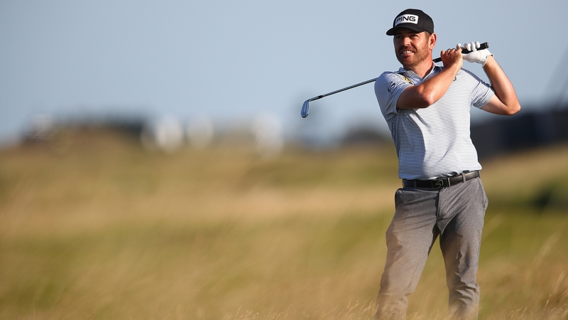 Louis Oosthuizen had a wobble on the back nine but recovered to maintain his lead