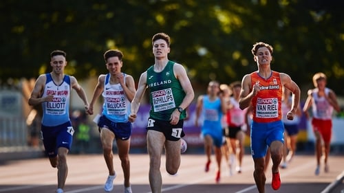Longford athlete Cian McPhillips claimed the 1500m gold in Estonia