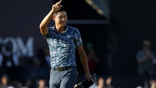 Collin Morikawa wins the Open at his first attempt