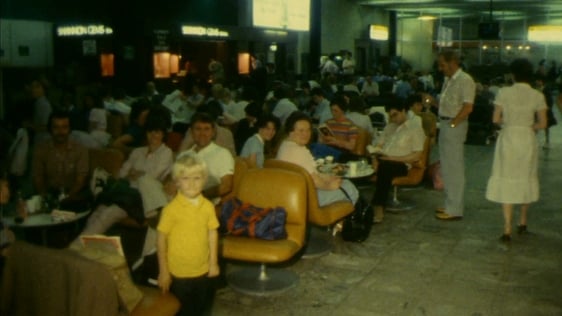 American air traffic controllers' strike affects Shannon Airport, 1981.