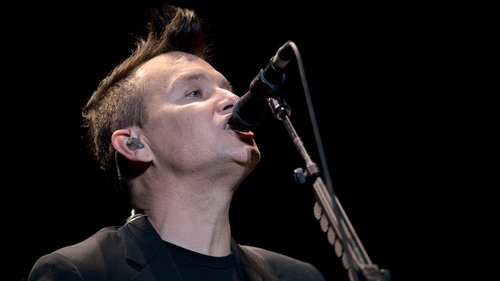 Mark Hoppus (seen here performing at the Leeds Festival in August 2014) - "Scans indicate that the chemo is working! I still have months of treatment ahead, but it's the best possible news" Photo: Press Association