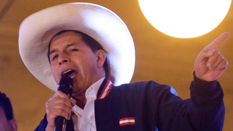 Pedro Castillo is due to be sworn in on 28 July