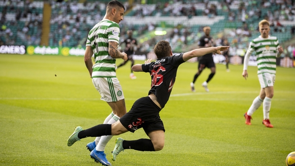 This dive from Midtjylland's Anders Dreyer left Nir Bitton apoplectic and ultimately led to the Celtic player's dismissal